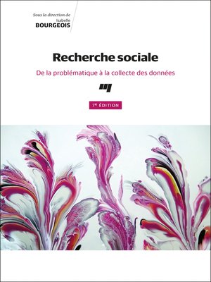 cover image of Recherche sociale, 7e édition